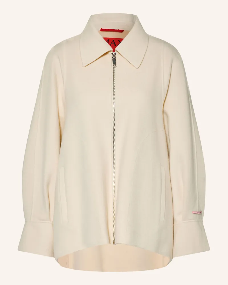 MAX&Co. Jacke Saggina Aus Schurwolle weiss Ecru