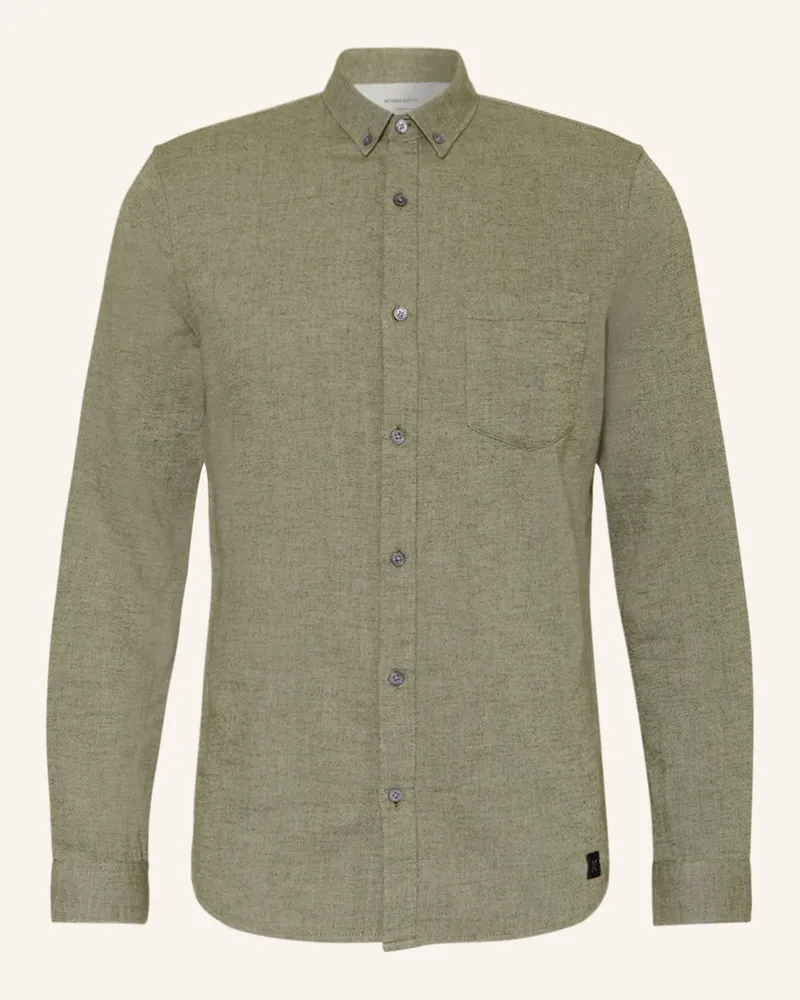 Nowadays Hemd Slim Fit gruen Grün