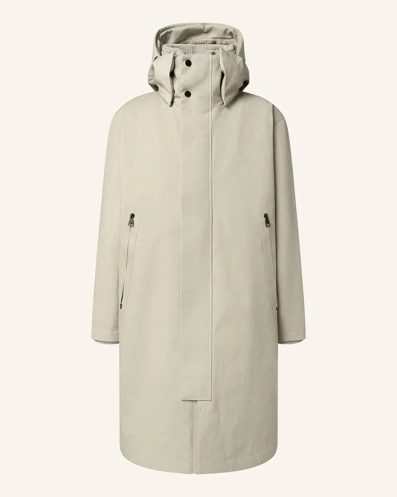 Strellson Parka Mit Abnehmbarer Kapuze grau Hellgrau