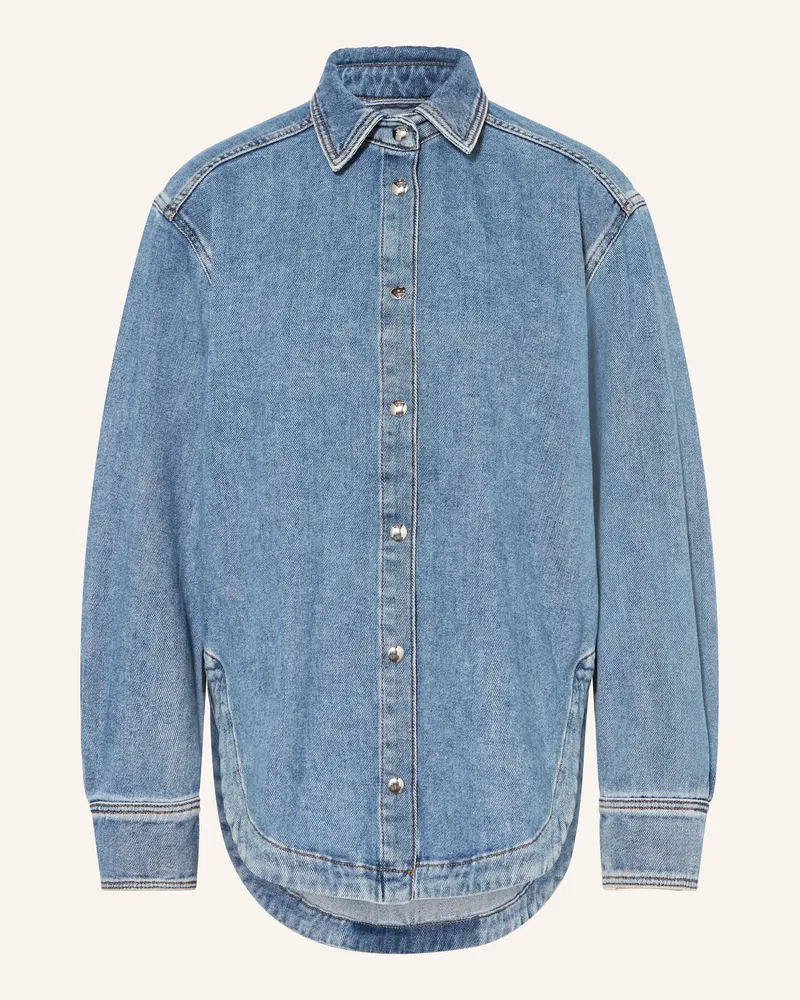 HUGO BOSS Jeansbluse Gareve blau Blau