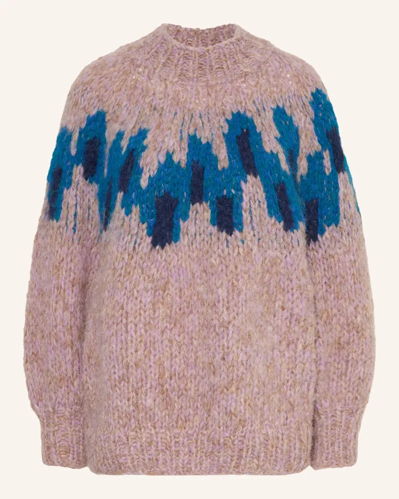 MAIAMI Pullover Mit Alpaka rosa Rosé