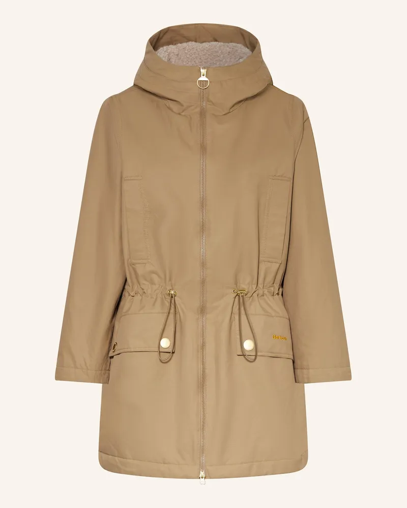 Barbour Parka INOLA mit Teddyfell Khaki