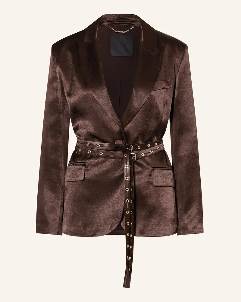 Liu Jo Satinblazer Dunkelbraun