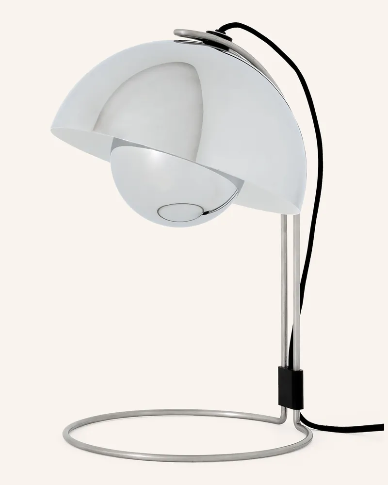 &Tradition Tischleuchte Flowerpot vp4 silber Silber