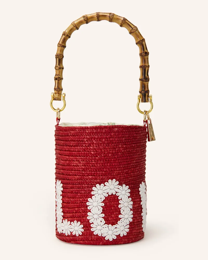 La Milanesa Handtasche LOVE Rot