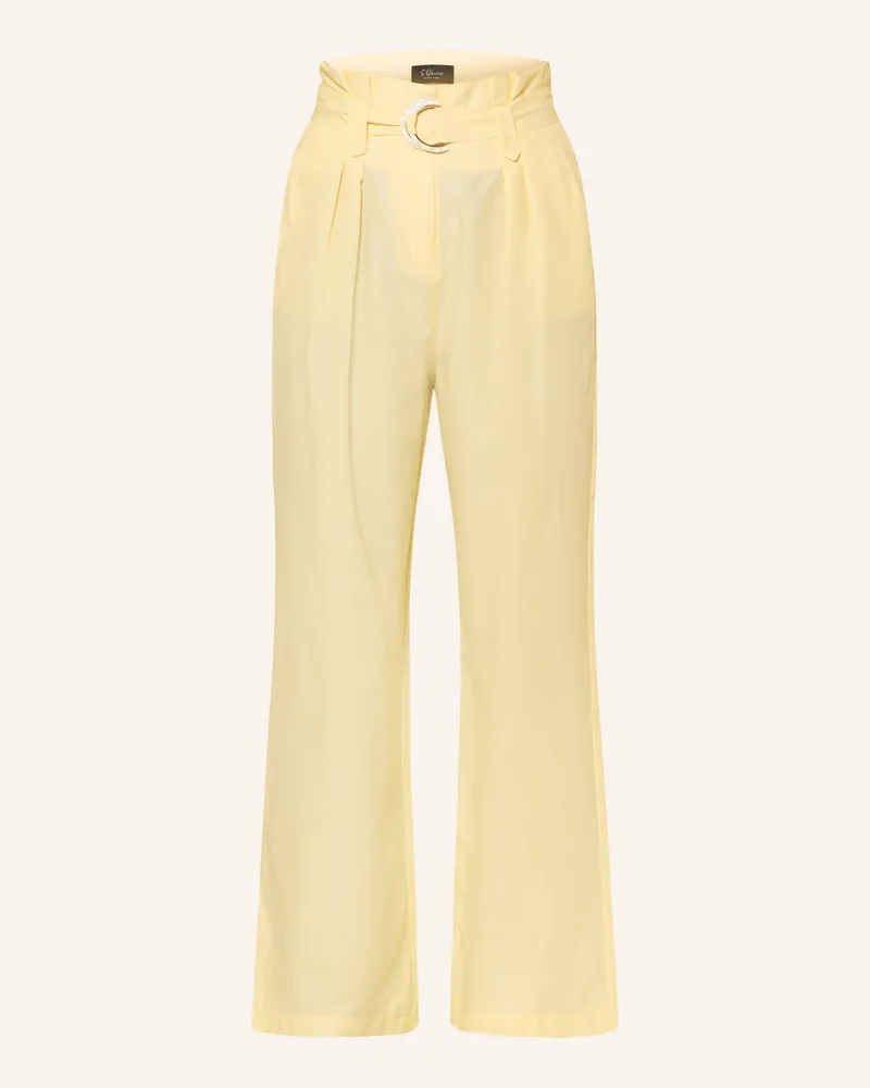 S.Oliver Paperbag-Hose gelb Hellgelb