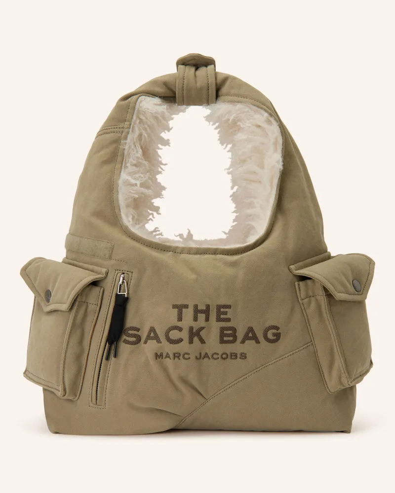 Marc Jacobs Schultertasche The Sack Bag gruen Oliv