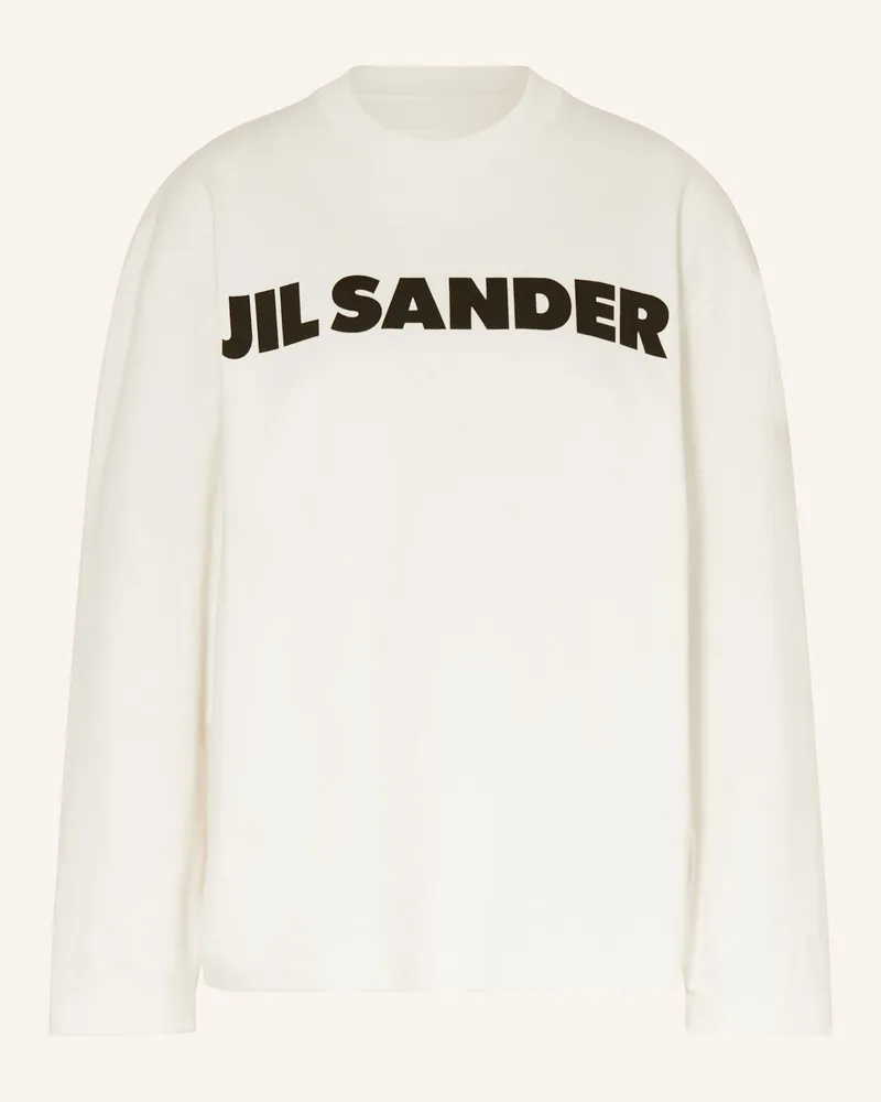 Jil Sander Longsleeve weiss Weiss