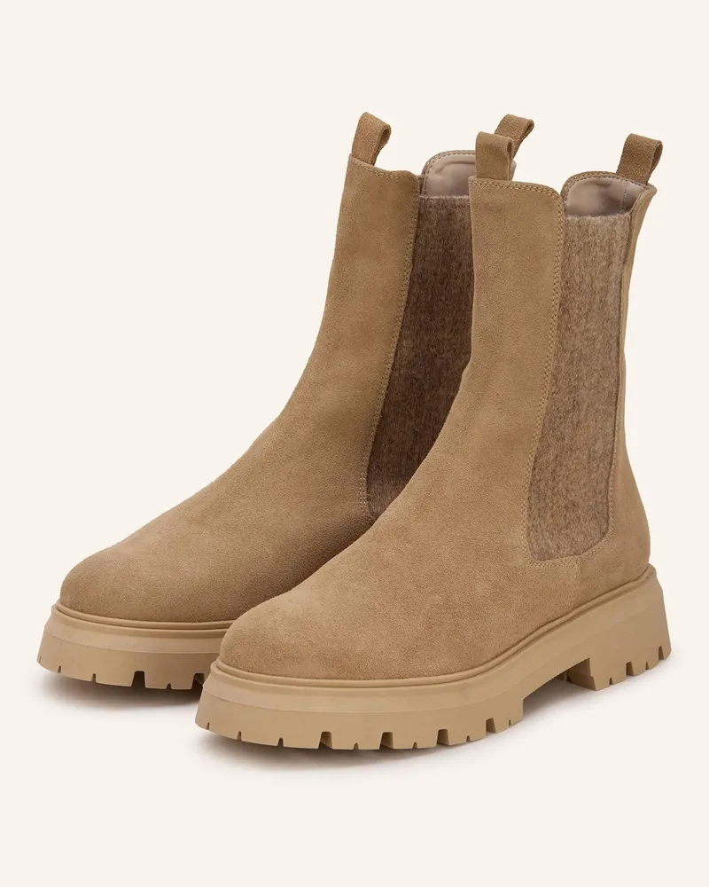 Darling Harbour Chelsea-Boots Camel