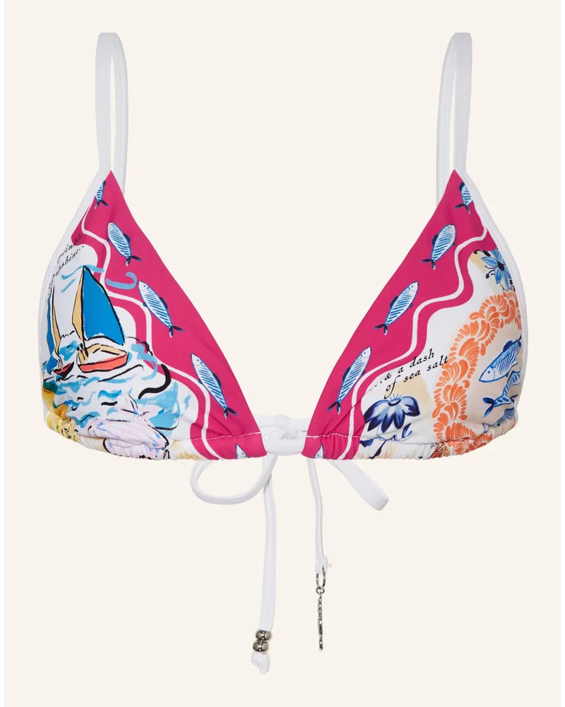 Seafolly Australia Triangel-Bikini-Top WISH YOU WERE HERE Pink