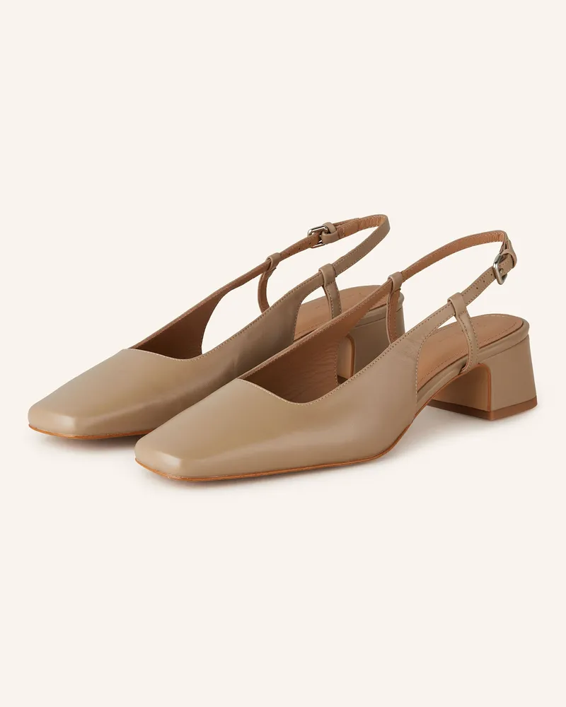 Flattered Slingpumps ELIN Beige