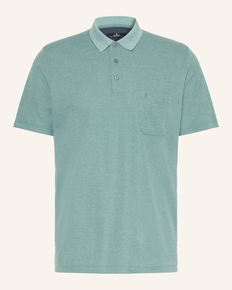 Ragman Piqué-Poloshirt Grün