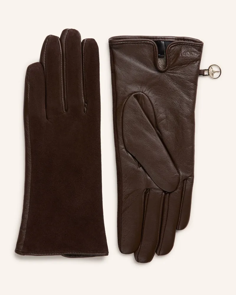 JOOP! Lederhandschuhe braun Dunkelbraun