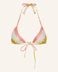 watercult Triangel-Bikini-Top SUMMER MUSE mit Glitzergarn Rosa