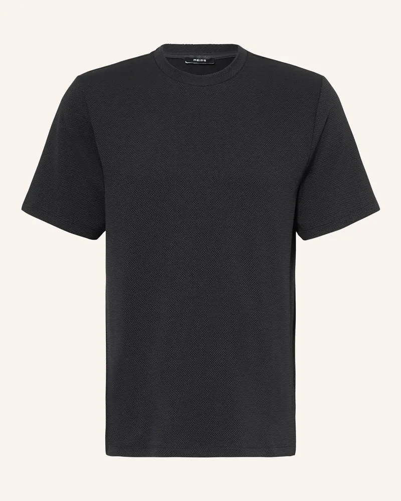 Reiss T-Shirt Wick schwarz Schwarz