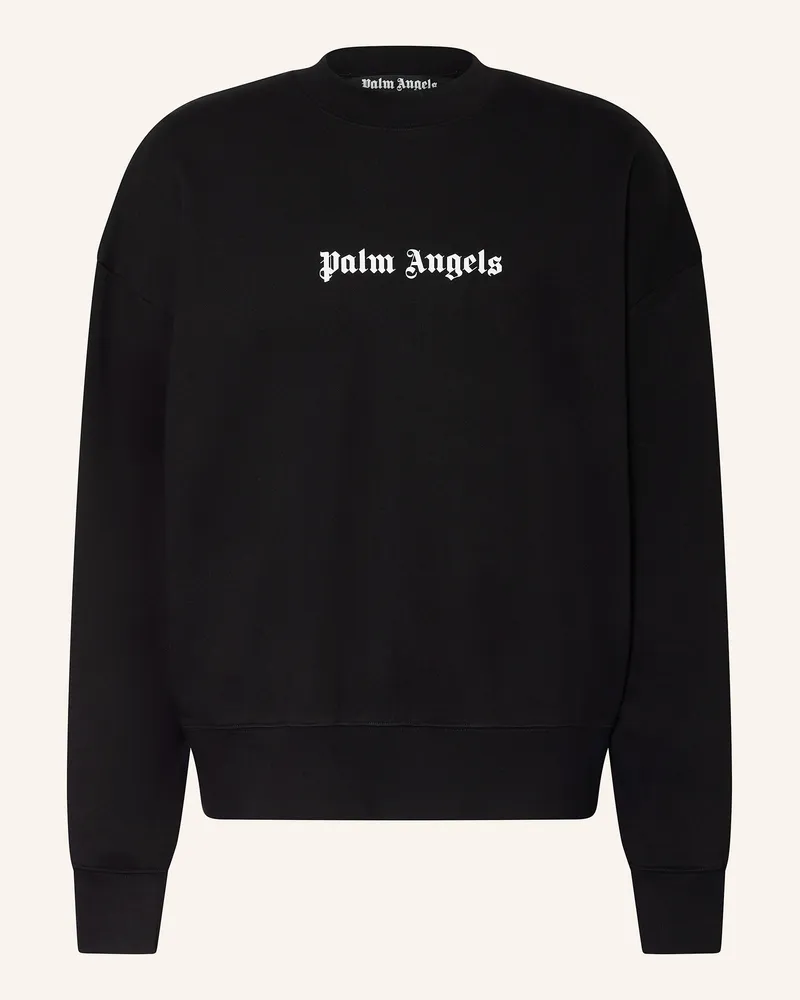 Palm Angels Oversized-Sweatshirt Schwarz