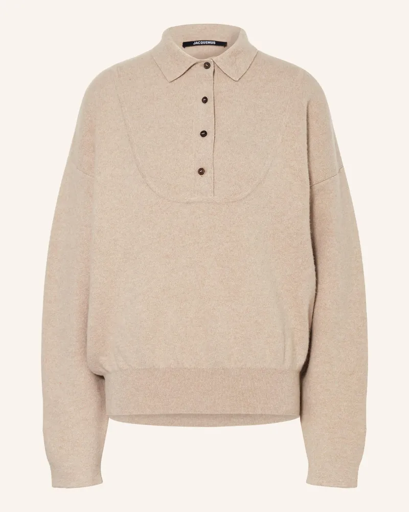 Jacquemus Pullover La Maille Vareuse Pallone beige Beige