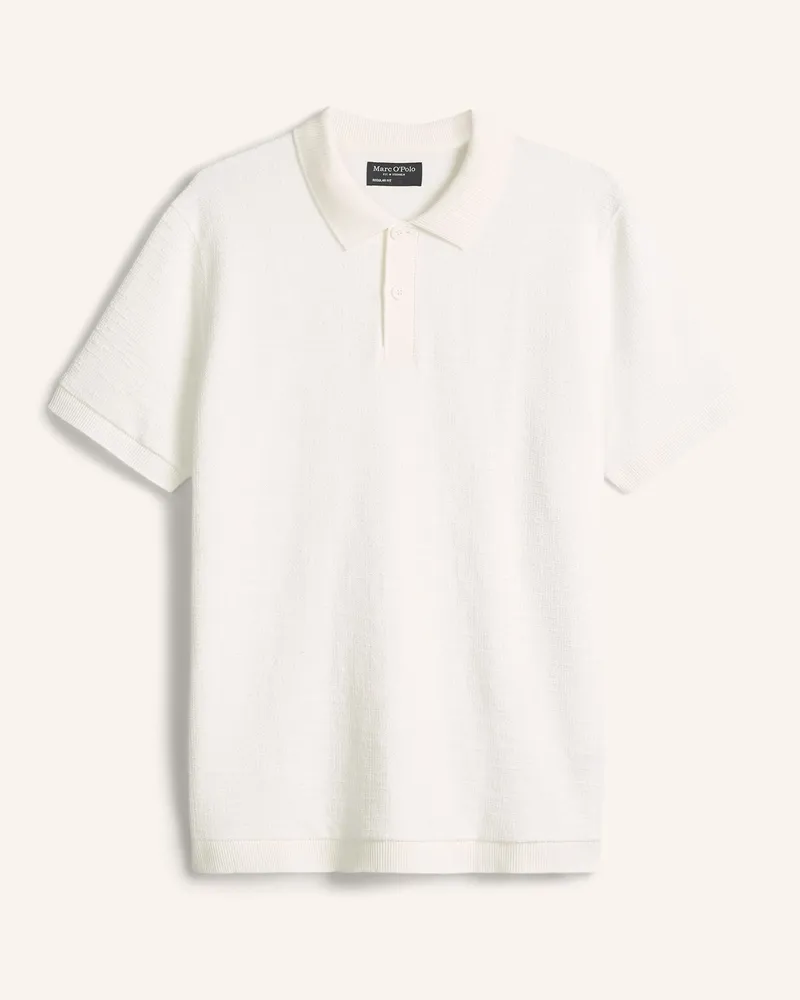 Marc O'Polo Poloshirt Looose weiss Ecru
