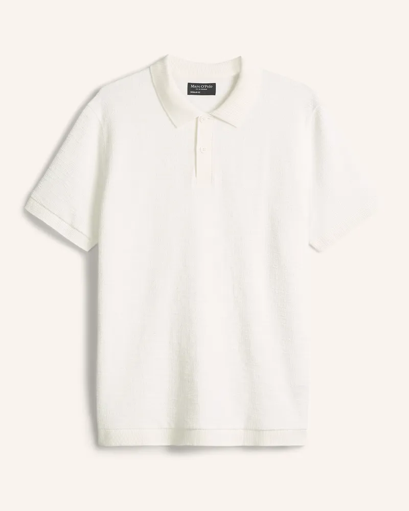 Marc O'Polo Poloshirt Looose weiss Ecru