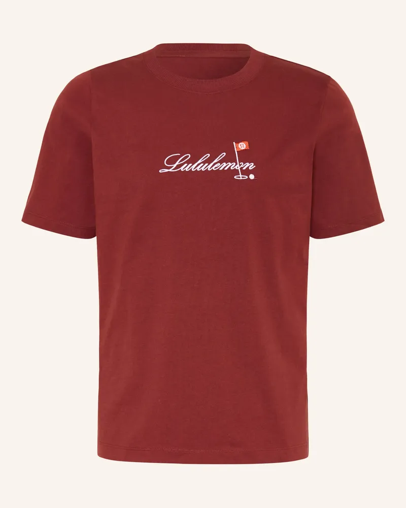 LULULEMON T-Shirt Heavyweight rot Dunkelrot