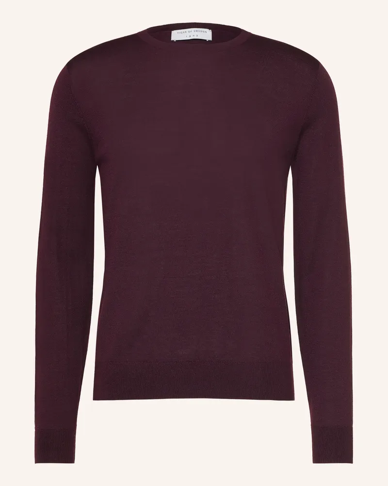Tiger of Sweden Pullover Connor lila Dunkelrot