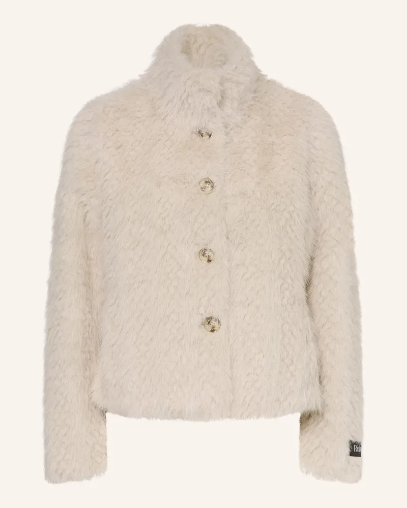 RINO & PELLE Kunstfell-Jacke Creme