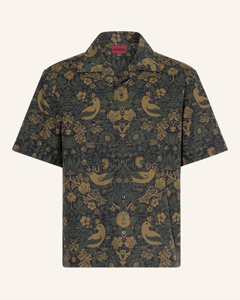 HUGO BOSS Resorthemd ESPINO Comfort Fit Grün