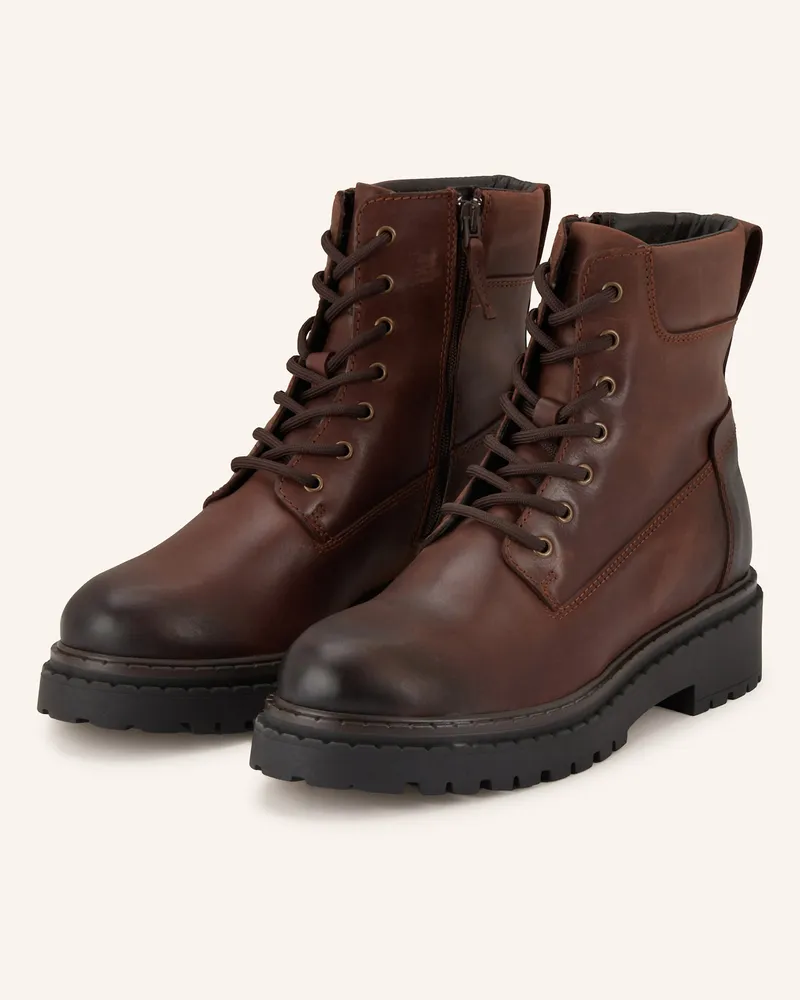 Marc O'Polo Schnürboots PHILOMENA Dunkelbraun