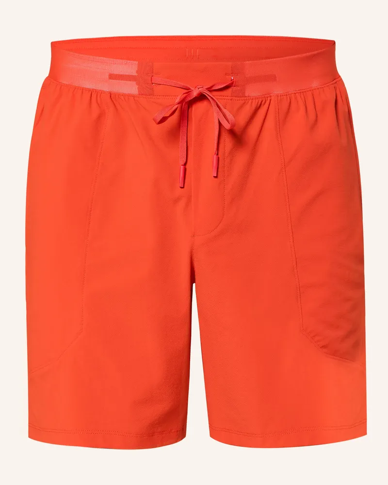 LULULEMON Trainingsshorts License To Train 7in orange Rot