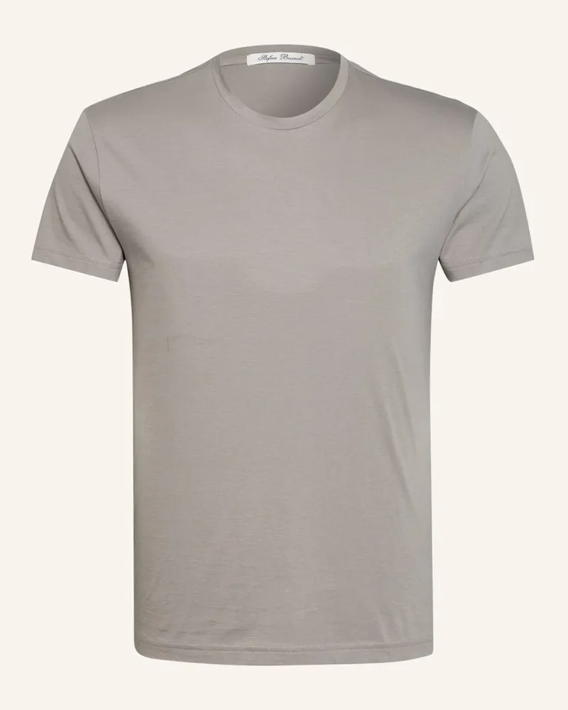 Stefan Brandt T-Shirt Enno beige Hellgrau