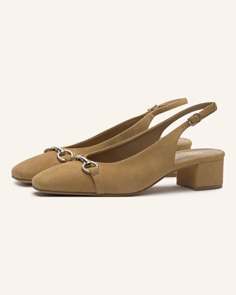 Lottusse Pump Goya beige Braun