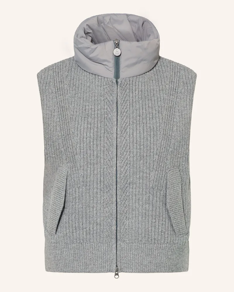Frieda & Freddies Steppweste Little Rieke Im Materialmix grau Grau
