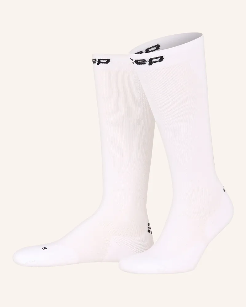 CEP Laufsocken The Run Socks Tall weiss Schwarz