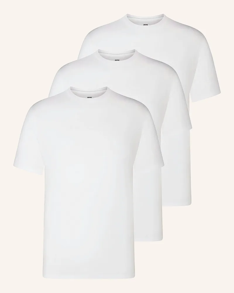 SKIMS 3er-Pack T-Shirts weiss Chalk