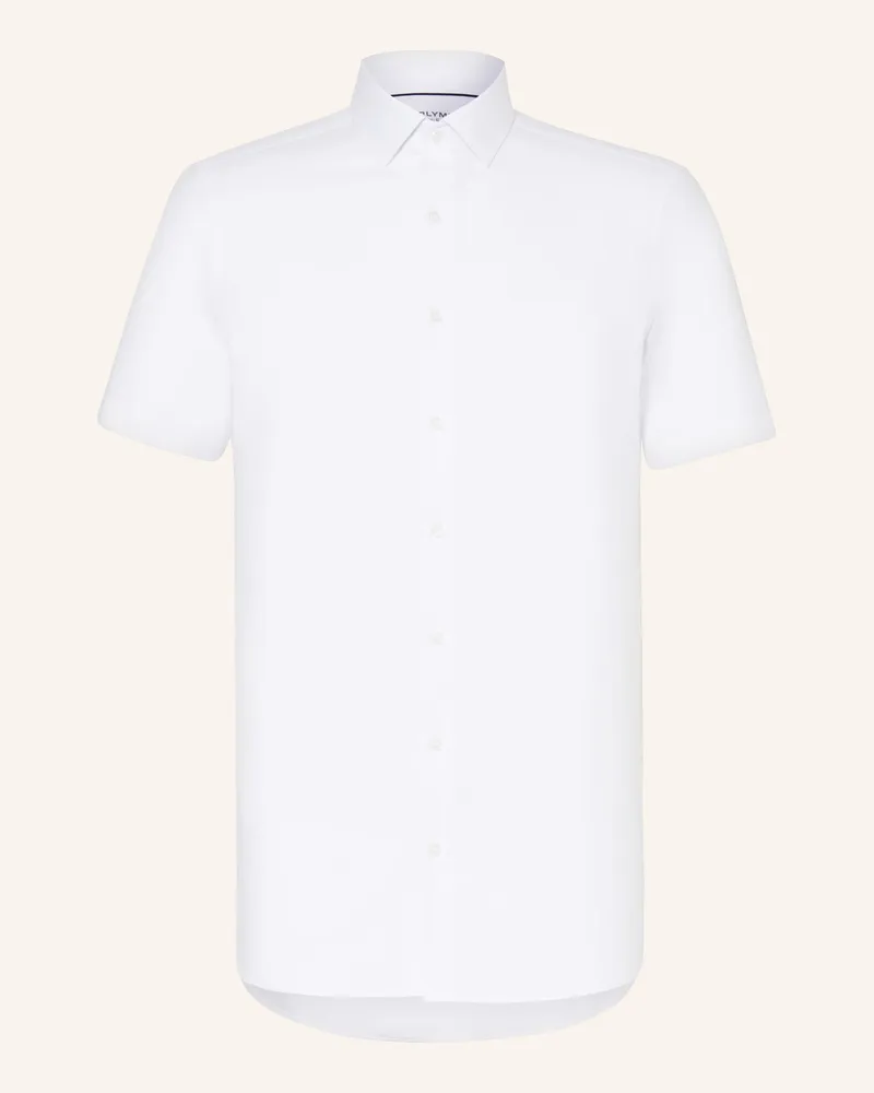 Olymp Kurzarm-Hemd Level Five Body Fit weiss Weiss