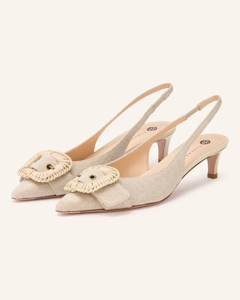 FESTA Milano Slingpumps Vega weiss Beige