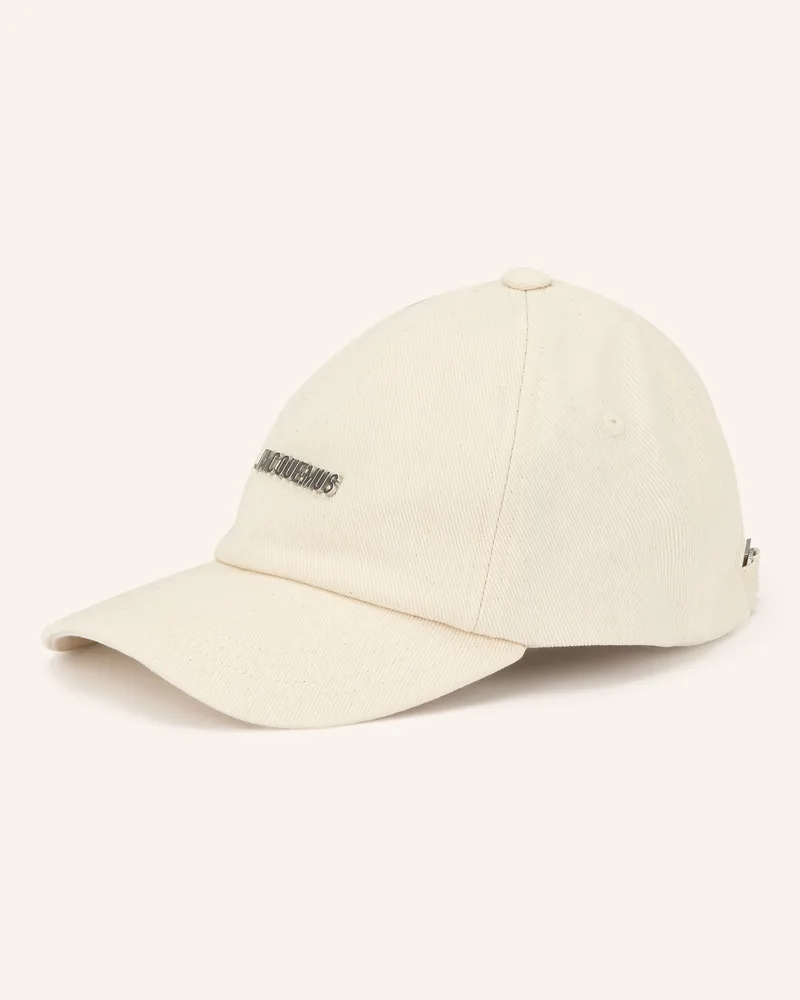 Jacquemus Cap La Casquette Gadjo weiss Beige