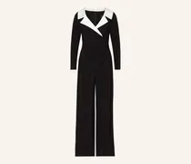 Jumpsuit in Wickeloptik