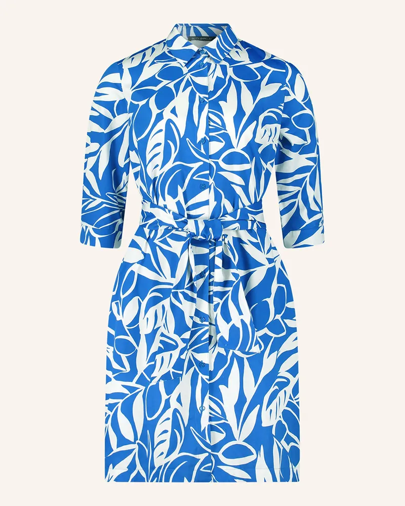 Betty Barclay Hemdblusenkleid mit 3/4-Arm Blau