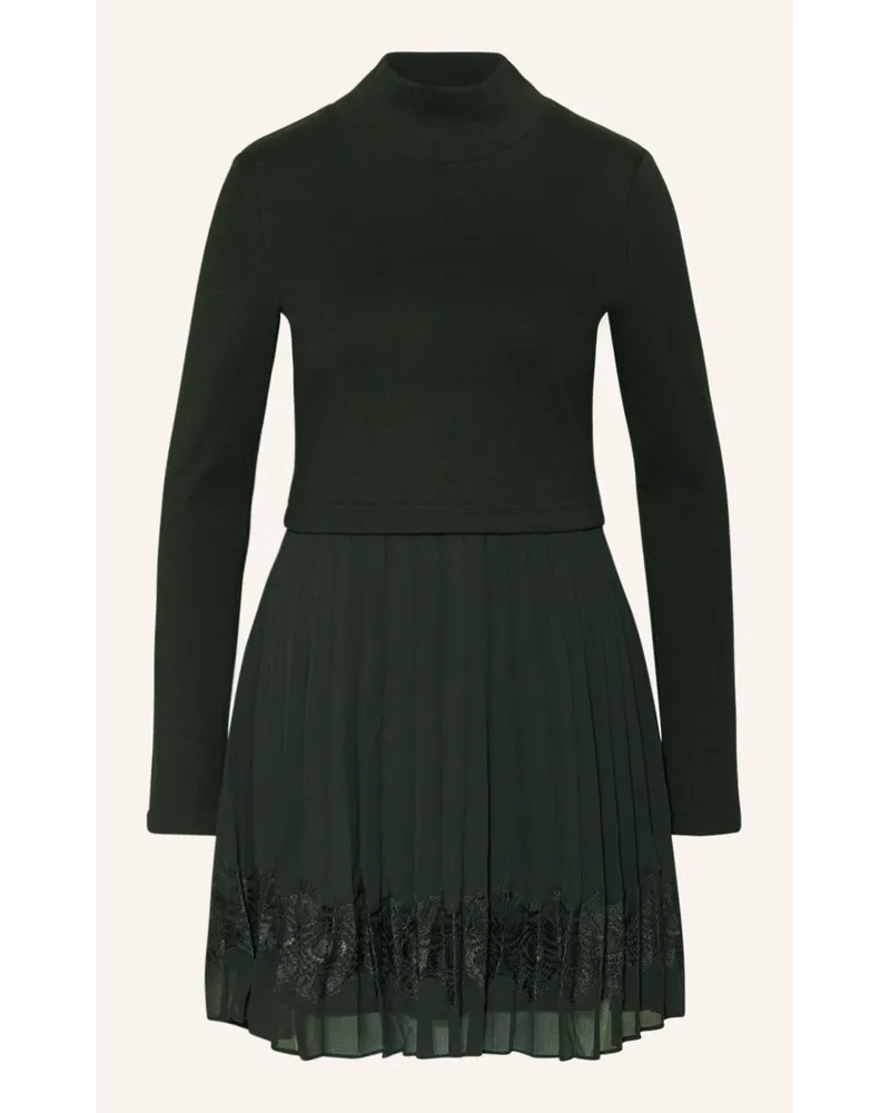 Claudie Pierlot Kleid im Materialmix Schwarz