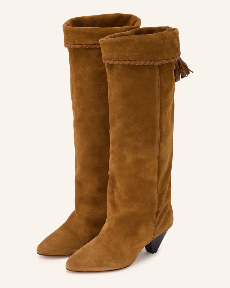 Isabel Marant Stiefel Elita braun Cognac