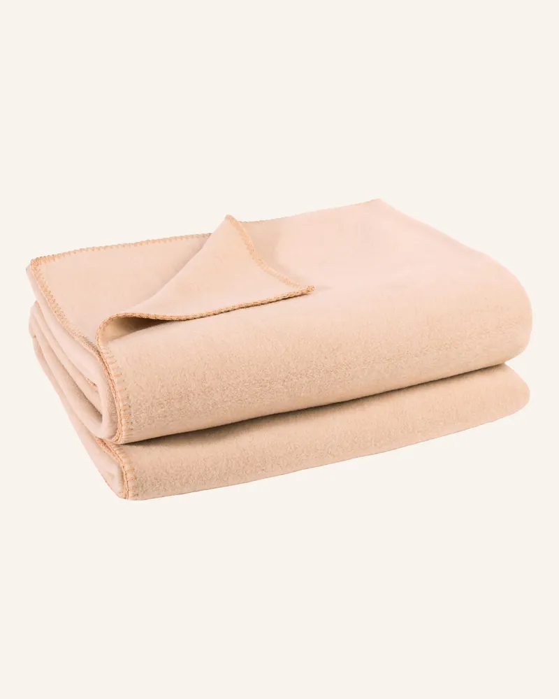 Zoeppritz Plaid Soft-Fleece beige Ecru