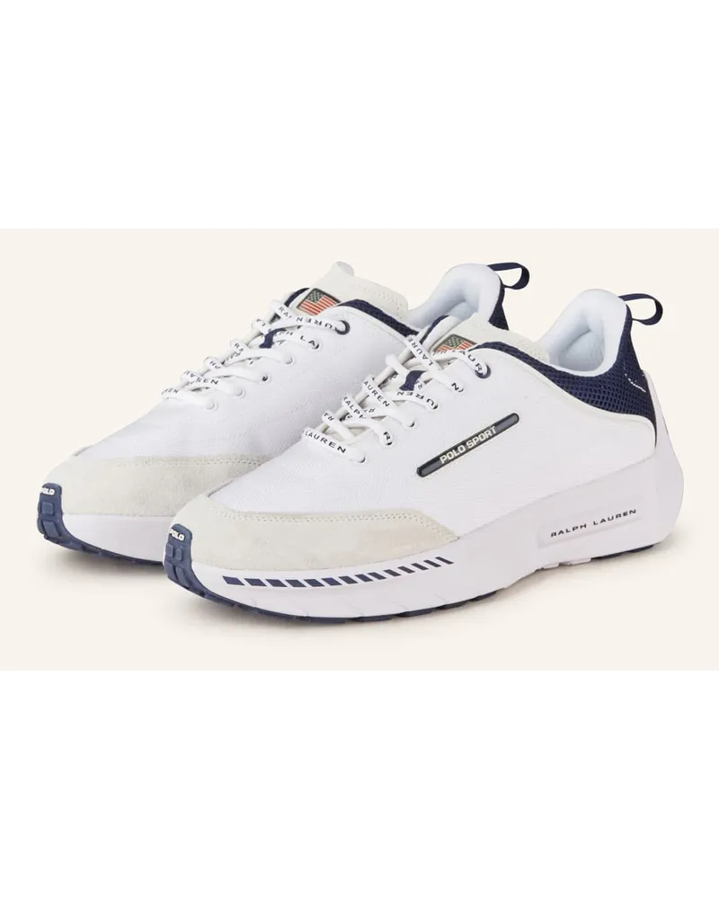 Ralph Lauren Sneaker - WEISS/ DUNKELBLAU Weiss