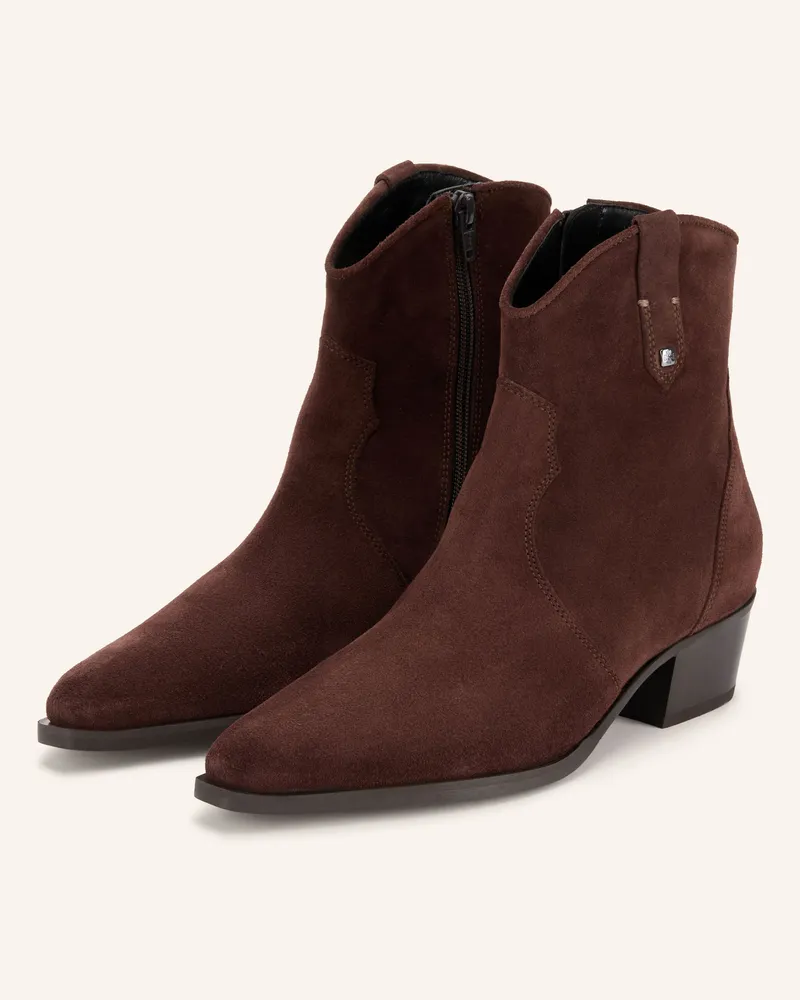 Högl Cowboy Boots braun Dunkelbraun