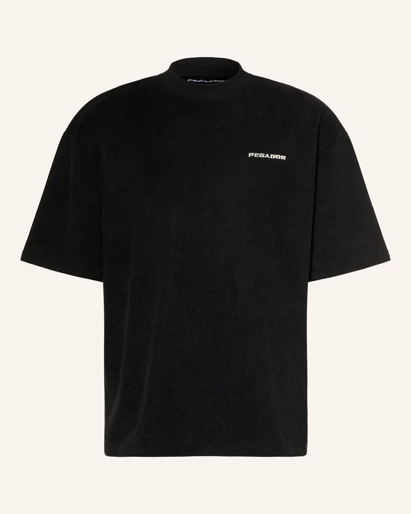 PEGADOR Oversized-Shirt Lagos schwarz Schwarz