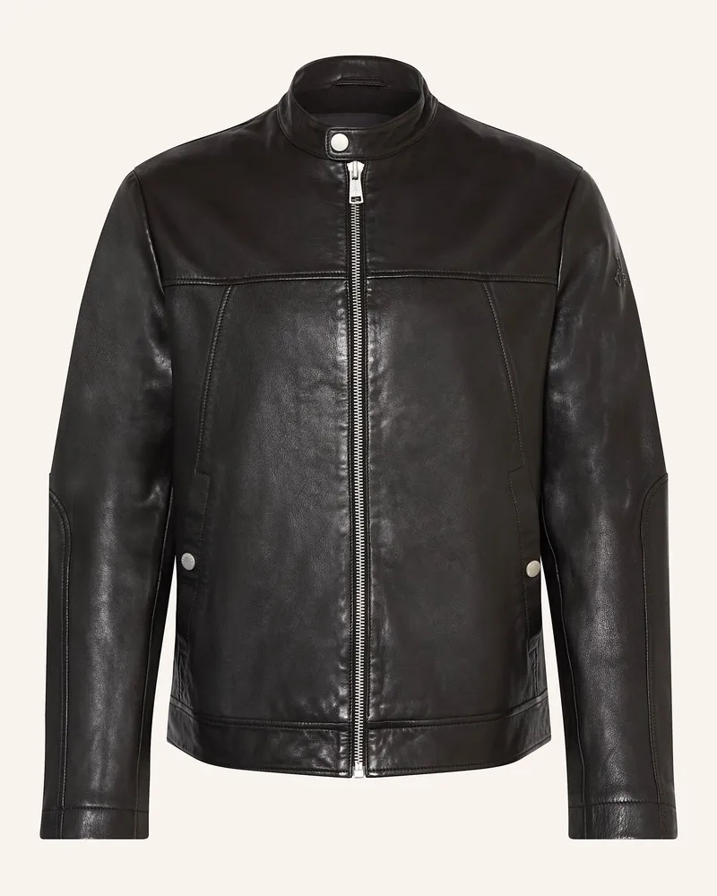 Marc O'Polo Lederjacke Schwarz