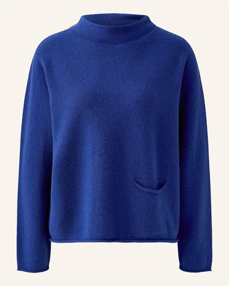 Oui  Pullover blau Dunkelblau