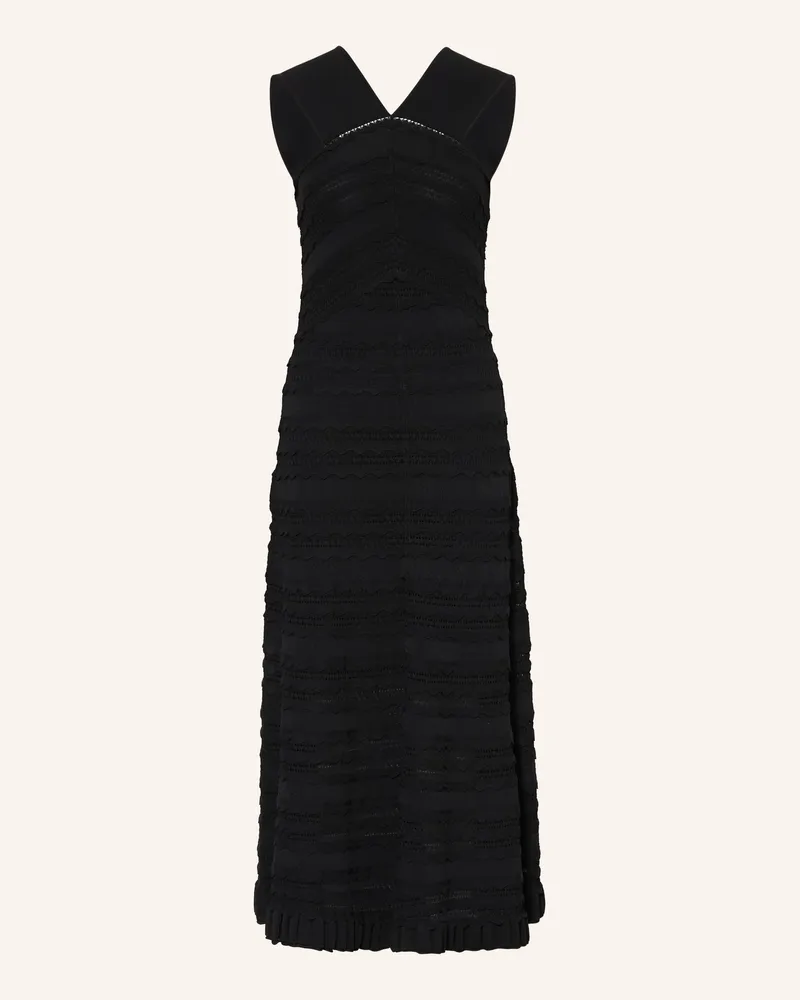 Ted Baker Strickkleid Soleane Mit Rüschen schwarz Schwarz