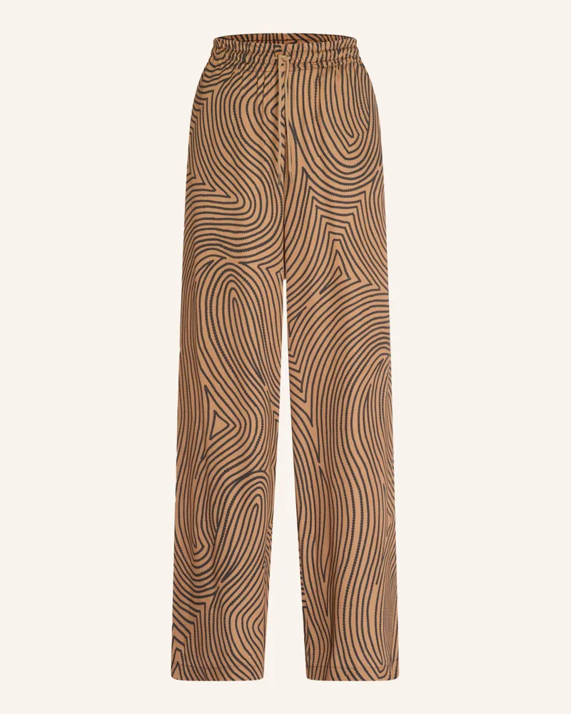 MARC AUREL Pyjamahose Braun