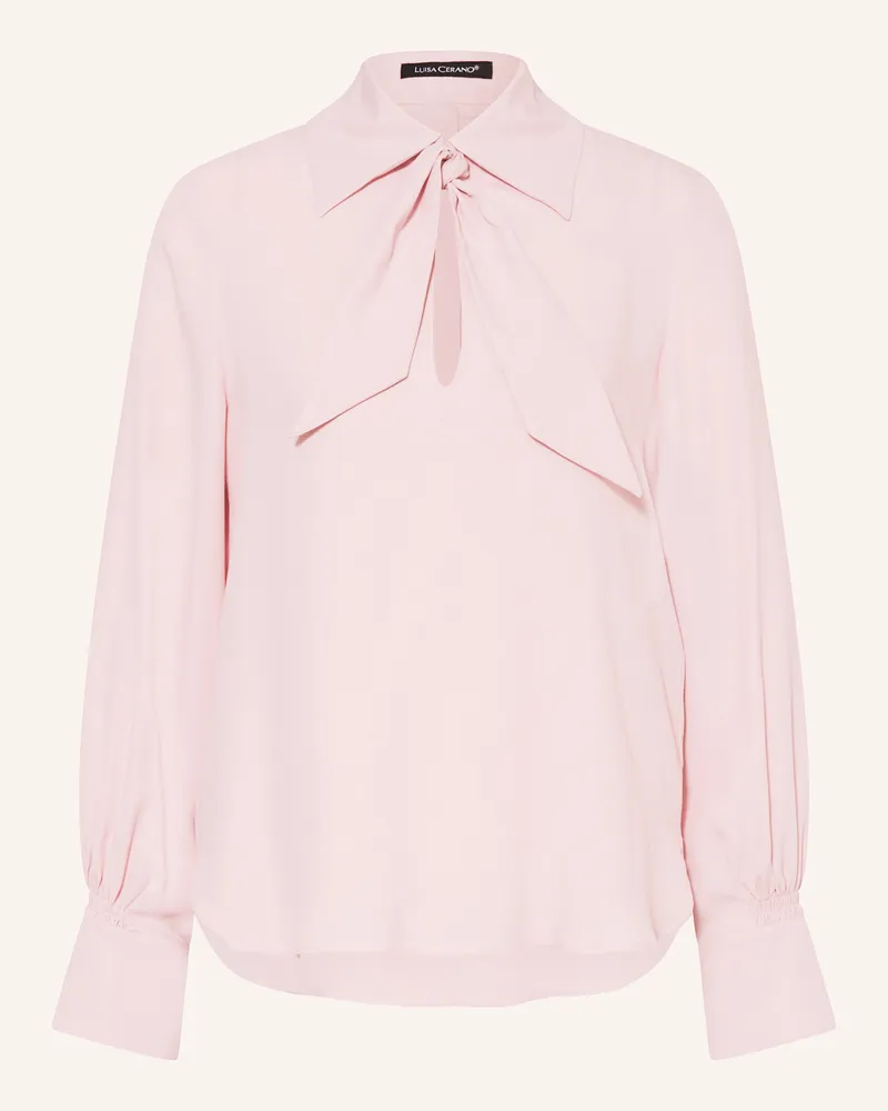 Luisa Cerano Blusenshirt mit Seide Hellrosa